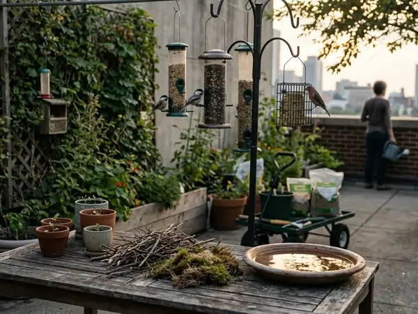 How to Create a Bird-Friendly Backyard Without a Large Garden