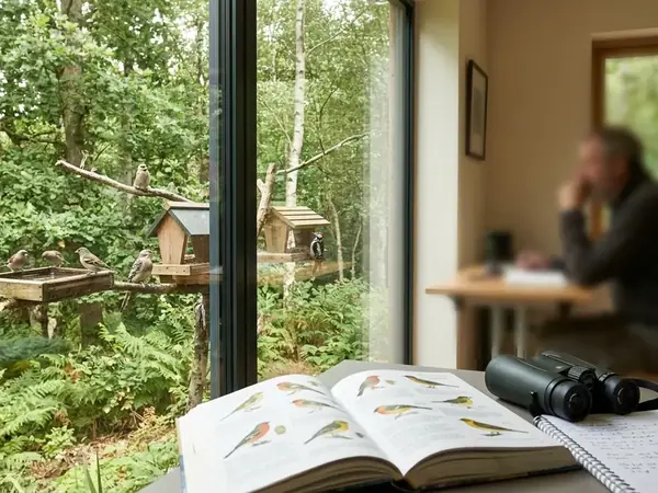 How to Watch Birds Through Glass Without Disturbing Their Natural Behavior