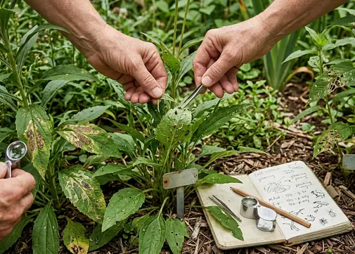 Image showing leaf inspection