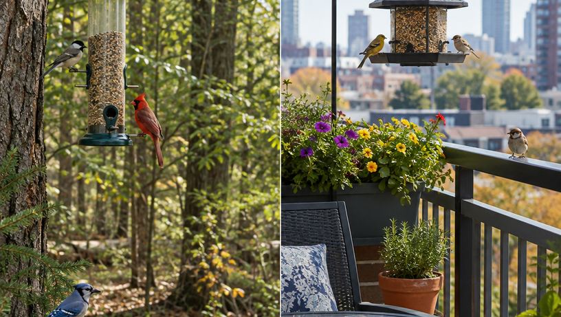 Image showing wooded vs balcony