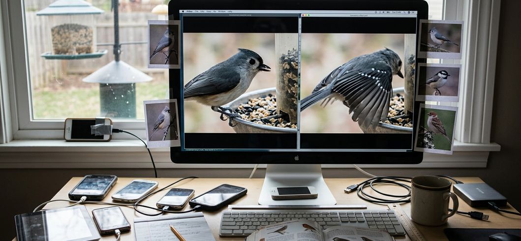 Image showing video frame comparison