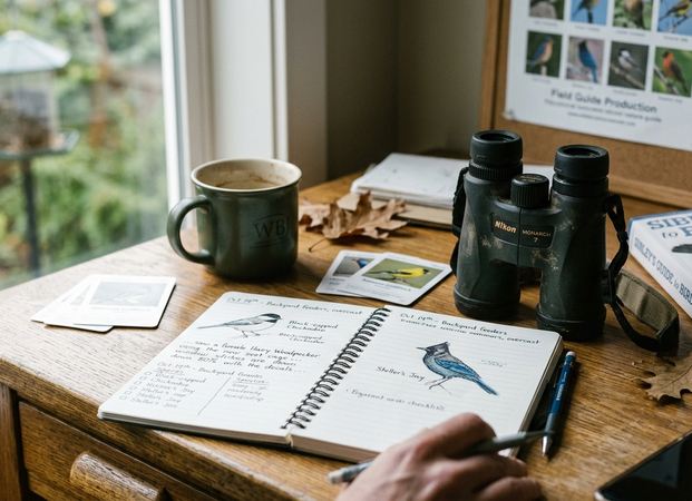 Wild Birds of Joy is an educational nature publication focused on backyard birdwatching