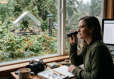 Wild Birds of Joy is an educational nature publication focused on backyard birdwatching