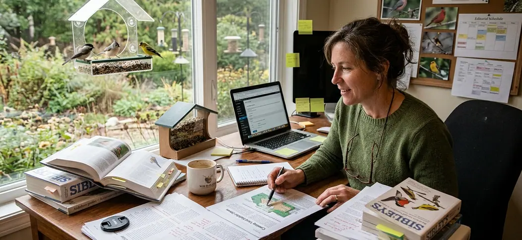 Wild Birds of Joy is an educational nature publication focused on backyard birdwatching